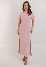 Vestido Joelma Rosa Mescla 