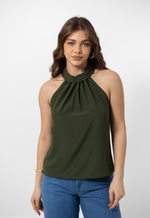 Blusa Eva Verde Militar