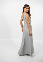 Vestido Ana Elise Cinza