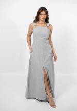 Vestido Ana Elise Cinza