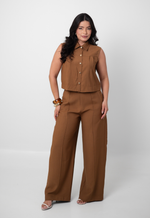 Conjunto Eugênia Marrom