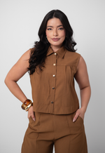 Conjunto Eugênia Marrom