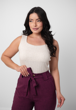 Blusa Paty Megan Tricot Crú