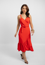 Vestido Lavínia Vermelho 
