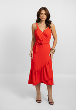 Vestido Lavínia Vermelho 