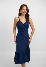 Vestido Lavínia Azul Marinho