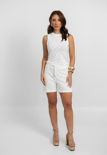 Conjunto Mônica Off White