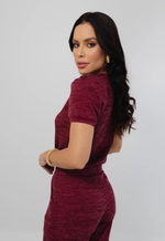Blusa Larissa Marsala