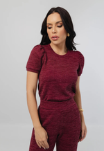 Blusa Larissa Marsala