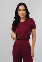 Blusa Larissa Marsala