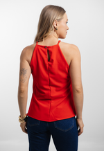 Blusa Naty Vermelho Ferrari 