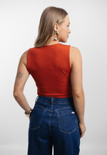 Blusa Paty Terracota