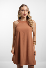Vestido Bella Caramelo