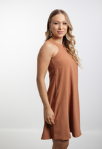 Vestido Bella Caramelo