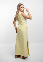 Vestido Débora Amarelo Manteiga