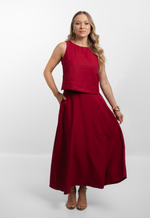 Conjunto Carmélia Vermelho Bordô