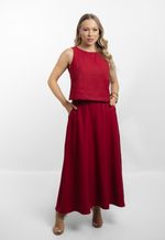 Conjunto Carmélia Vermelho Bordô