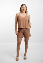 Conjunto May Marrom Castanho