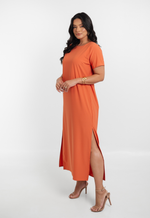 Vestido Joelma Terracota
