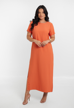 Vestido Joelma Terracota