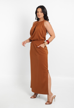Vestido Bárbara Marrom 