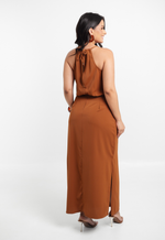 Vestido Bárbara Marrom 