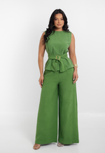 Conjunto Cleide Verde Militar