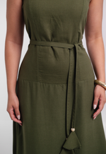 Vestido Monaliza Verde Militar