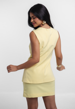 Conjunto João Pessoa Amarelo Manteiga