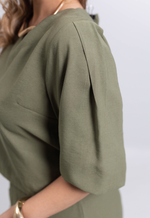 Conjunto Sarah Verde Militar