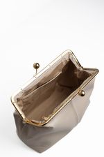 Bolsa Diamante em Couro Off White