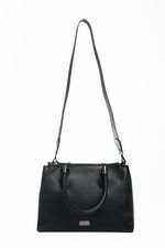 Bolsa Esmeralda em Couro Preto