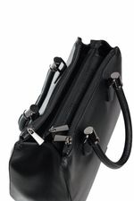 Bolsa Esmeralda em Couro Preto