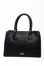 Bolsa Esmeralda em Couro Preto