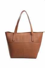 Bolsa Pérola em Couro Caramelo