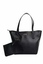 Bolsa Pérola em Couro Preto