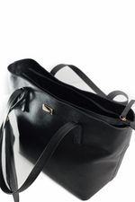 Bolsa Pérola em Couro Preto