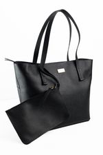 Bolsa Pérola em Couro Preto