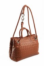 Bolsa Quartzo em Couro Caramelo
