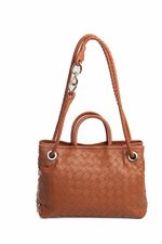 Bolsa Quartzo em Couro Caramelo