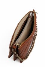 Bolsa Safira em Couro Caramelo