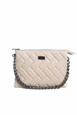 Bolsa Safira em Couro Off White