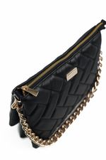 Bolsa Safira em Couro Preto