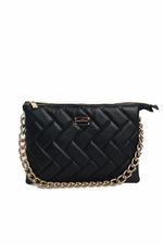 Bolsa Safira em Couro Preto