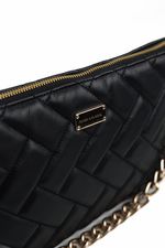 Bolsa Safira em Couro Preto