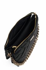 Bolsa Safira em Couro Preto