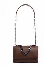 Bolsa Jade em Couro Café