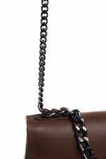 Bolsa Jade em Couro Café