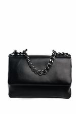 Bolsa Jade em Couro Preto