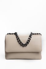 Bolsa Jade em Couro Off White
